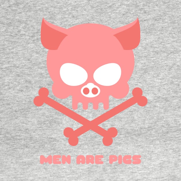 Animal Skull Pig Skull Men Are Pigs Men Are Trash Statement Evil Pig by nathalieaynie